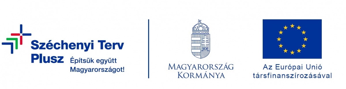 Széchenyi Terv Plusz kedvezményezetti infóblokk: Magyarország Kormánya, Európai Unió, Európai Regionális Fejlesztési Alap